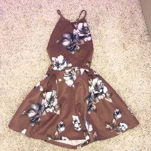 floral dress ROMPER ;)